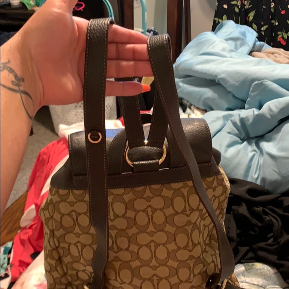 Coach Drawstring Backpack. Excellent Condition. Gem